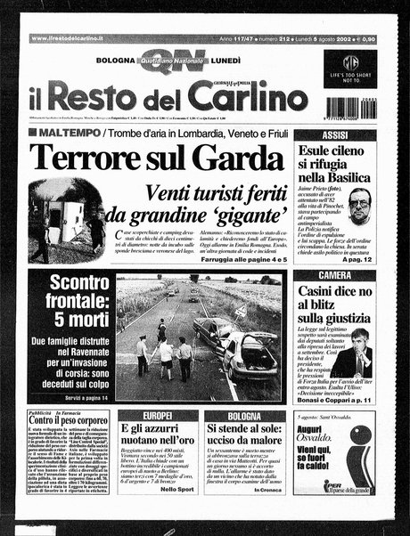 Il Resto del Carlino : giornale dell'Emilia